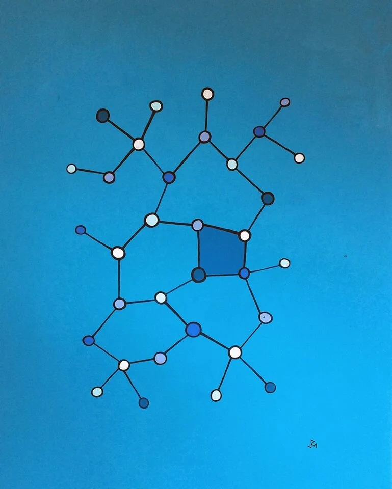 Currents, Flow and Reproduction Series #113 4D Nodes Series #38 ["Blue Node Series #1"]