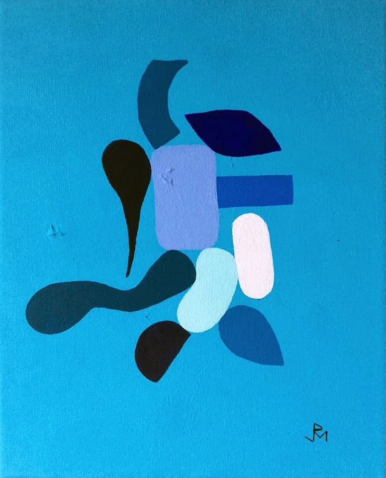 Currents, Flow and Reproduction Series #115 Blue Series #3 [Hybrids (Meta-Elements)]