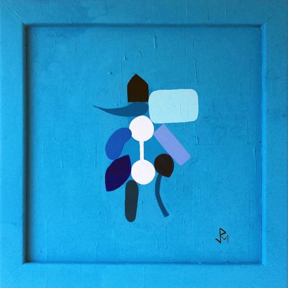 Currents, Flow and Reproduction Series #118 Blue Series #5 [Hybrids (Meta-Elements) #3]