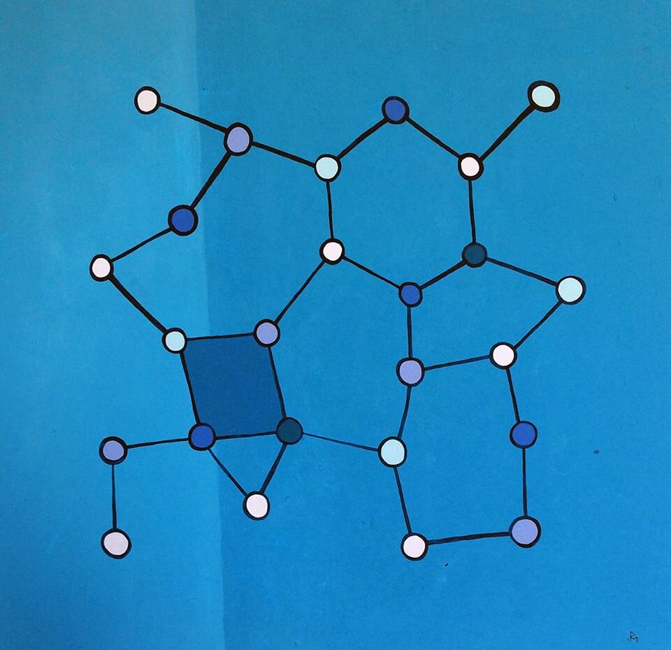 Currents, Flow and Reproduction Series #120 4D Nodes Series #39 ["Blue Node Series #3"]