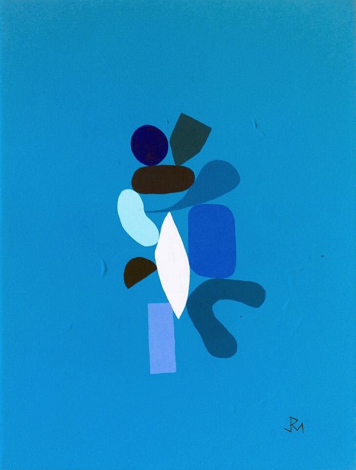 Currents, Flow and Reproduction Series #126 Blue Series #11 [Hybrids (Meta-Elements) #7]