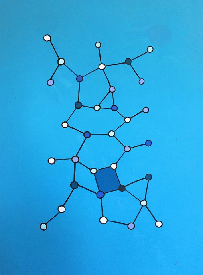 Currents, Flow and Reproduction Series #136 4D Nodes Series #44 Blue Series #19 [Blue Node Series #5]