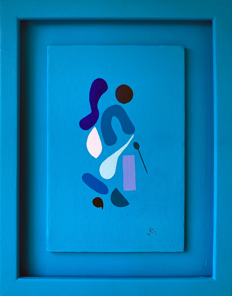 Currents, Flow and Reproduction Series #144 Blue Series #25 [Hybrids (Meta-Elements) #17]