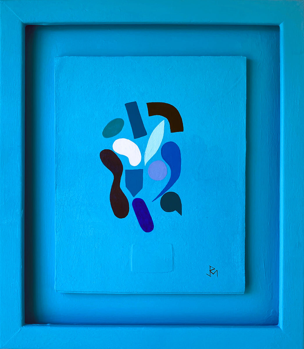 Currents, Flow and Reproduction Series #145 Blue Series #26 [Hybrids (Meta-Elements) #18]