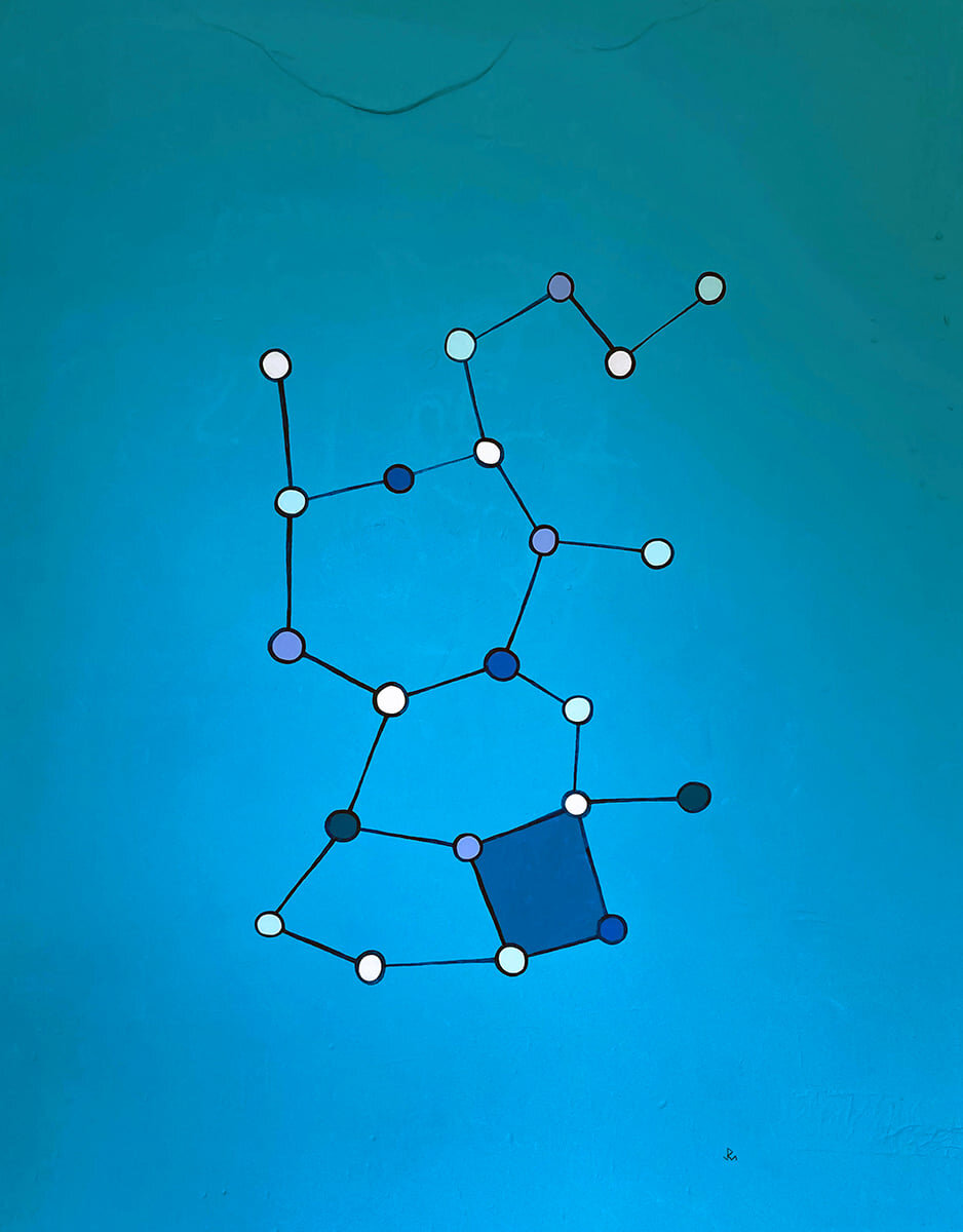 Currents, Flow and Reproduction Series #146 4D Nodes Series #48 Blue Series #27 [Blue Node Series #7]