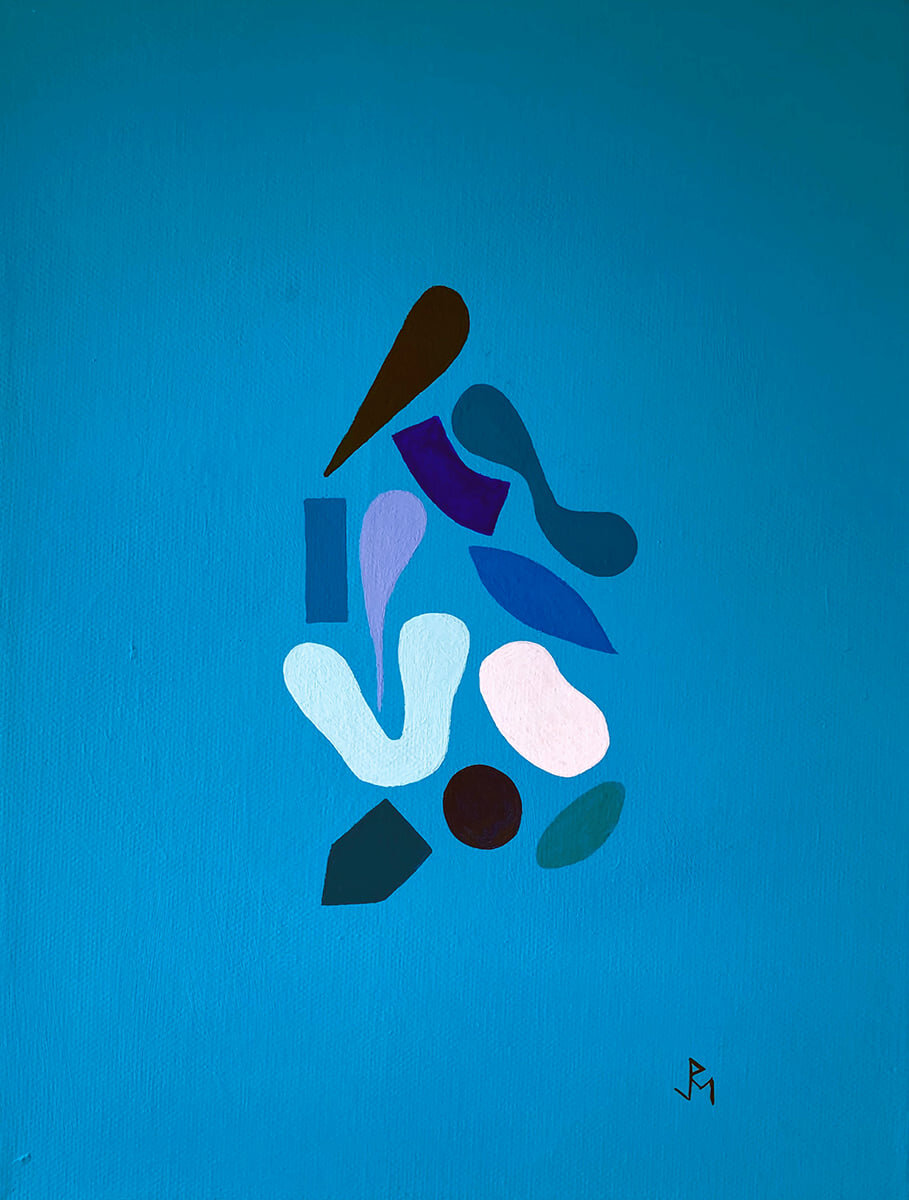 Currents, Flow and Reproduction Series #149 Blue Series #30 [Hybrids (Meta-Elements) #21