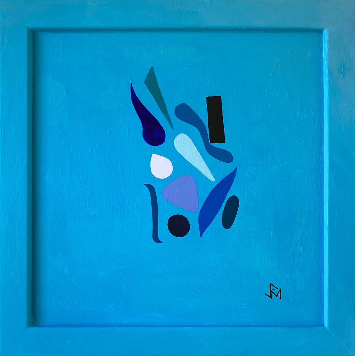 Currents, Flow and Reproduction Series #152 Blue Series #33 [Hybrids (Meta-Elements) #24]