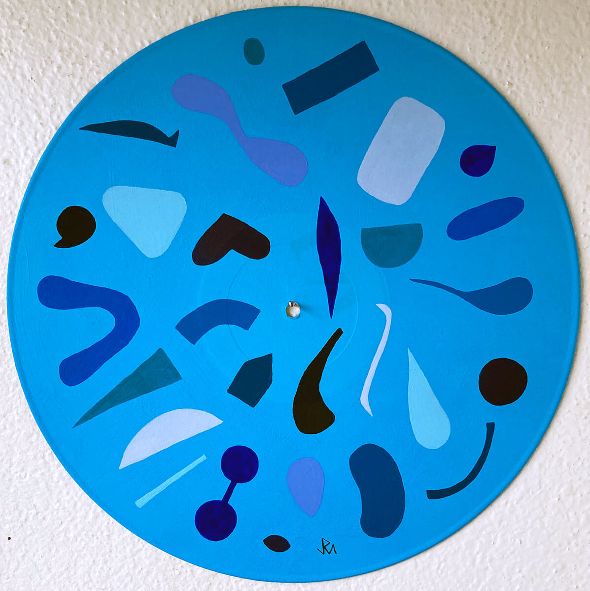 Currents, Flow and Reproduction Series #170 Blue Series #50 [Blue Vinyl Series #2] Vinyl on Vinyl Series #17