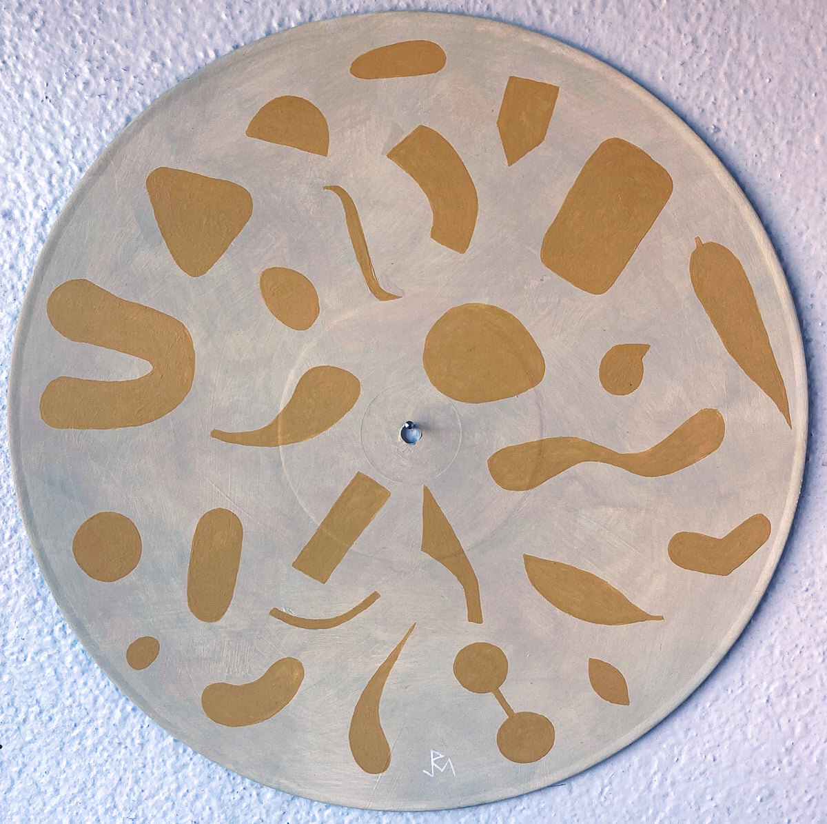 Currents, Flow and Reproduction Series #171 Colors Series #1 [Yellow Vinyl Series #1] Vinyl on Vinyl Series #18