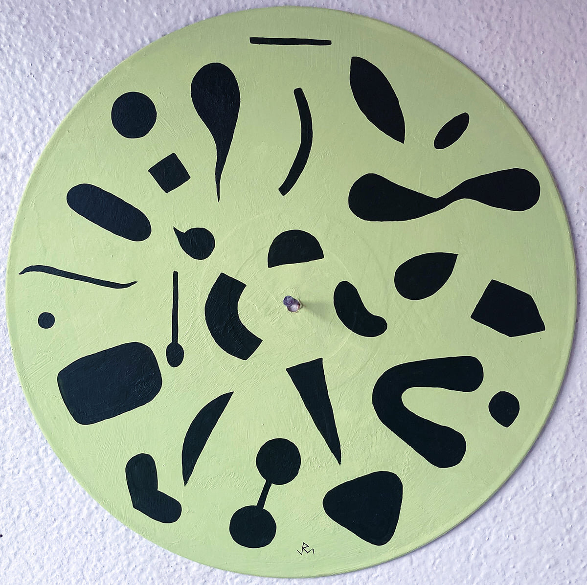 Currents, Flow and Reproduction Series #176 Colors Series #3 [Green Vinyl Series #1] Vinyl on Vinyl Series #20