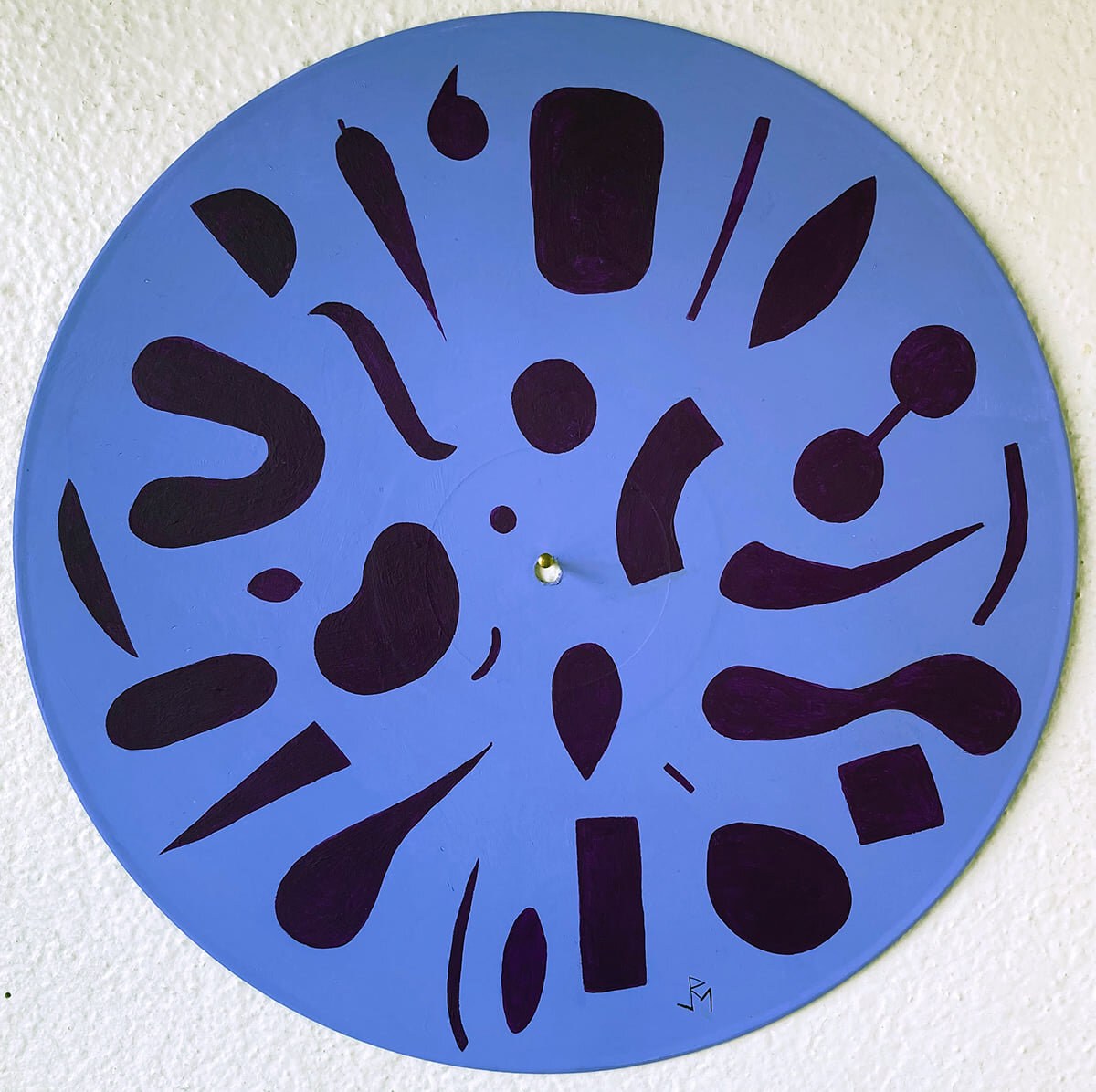 Currents, Flow and Reproduction Series #177 Colors Series #4 [Purple Vinyl Series #1] Vinyl on Vinyl Series #21