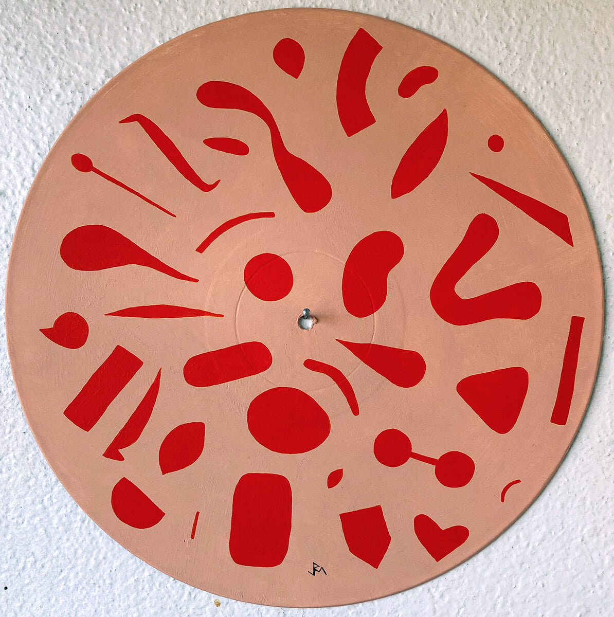 Currents, Flow and Reproduction Series #179 Colors Series #5 [Orange Vinyl Series #1] Vinyl on Vinyl Series #22