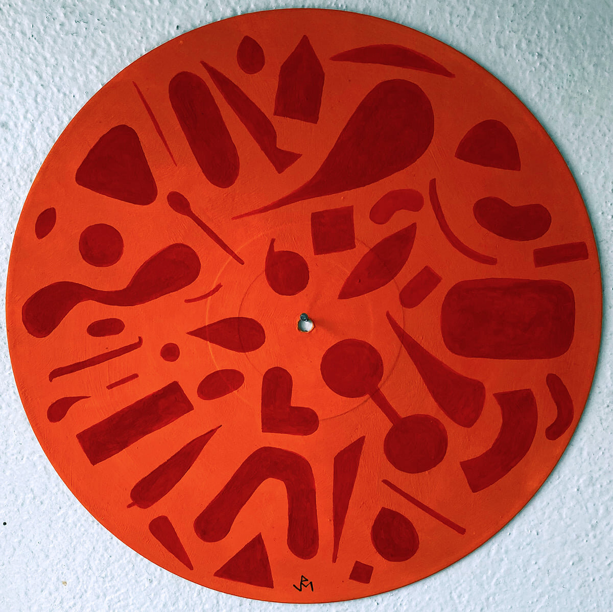 Currents, Flow and Reproduction Series #185 Colors Series #10 [Orange Vinyl Series #2] Vinyl on Vinyl Series #27