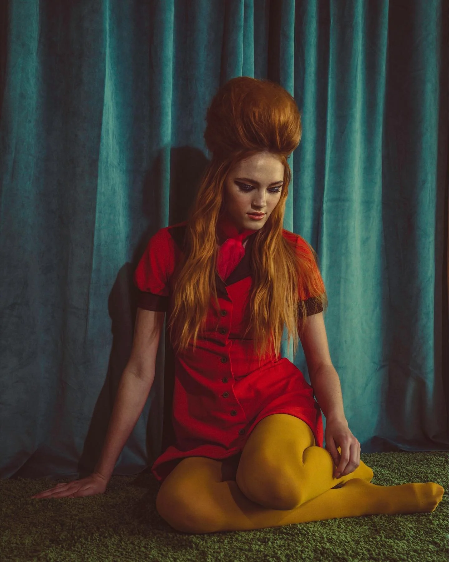 Love me some big hair 💚  @amber_duarte @amberdmakeup