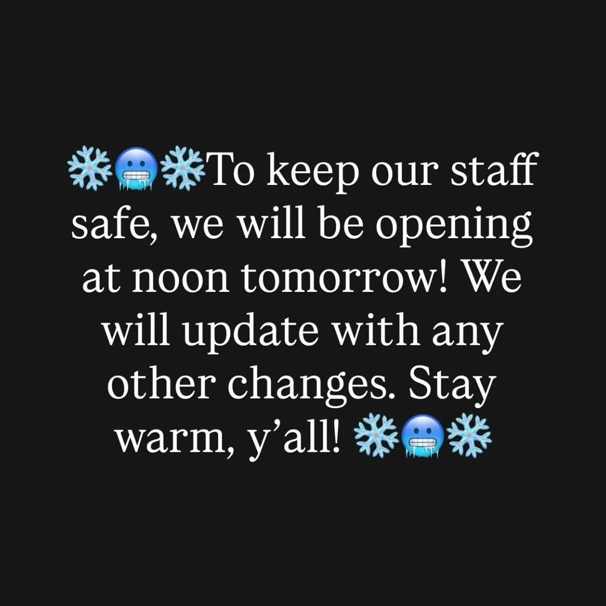 Monday, 1/26! See you then! 🤩