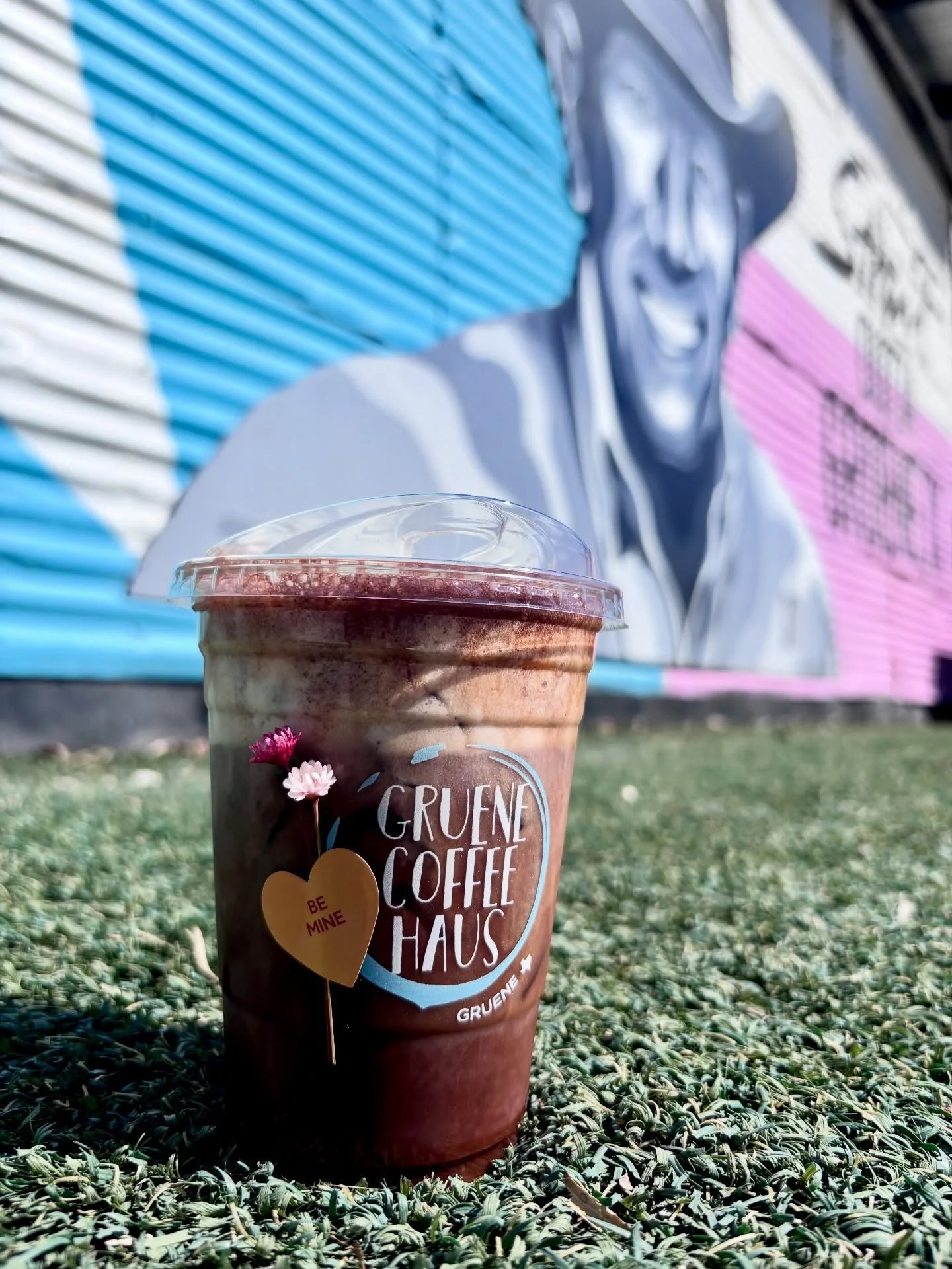 A little extra love on your cup when you come visit us this Valentine&rsquo;s Day weekend 💕