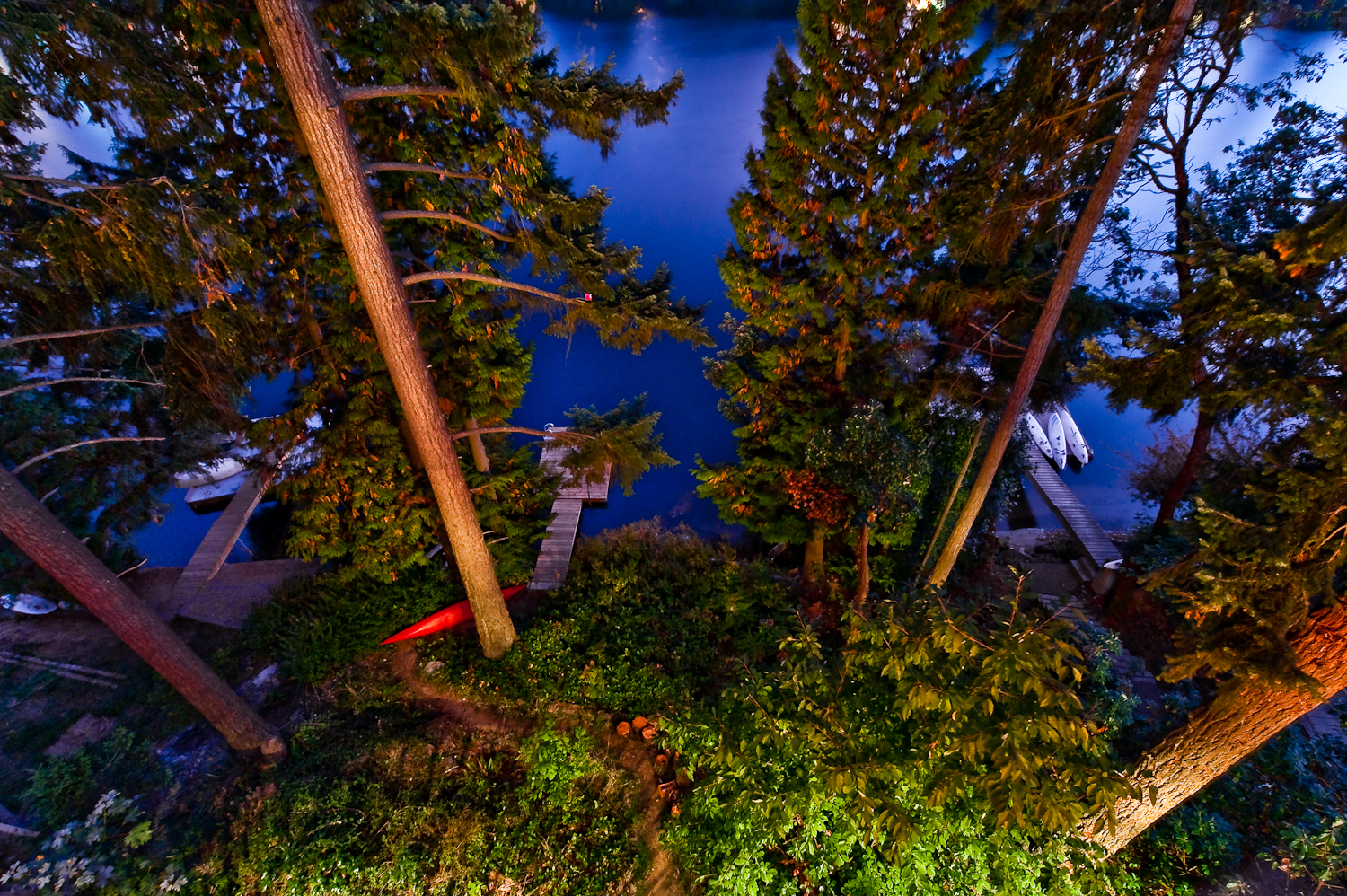 View Down from Roof Deck