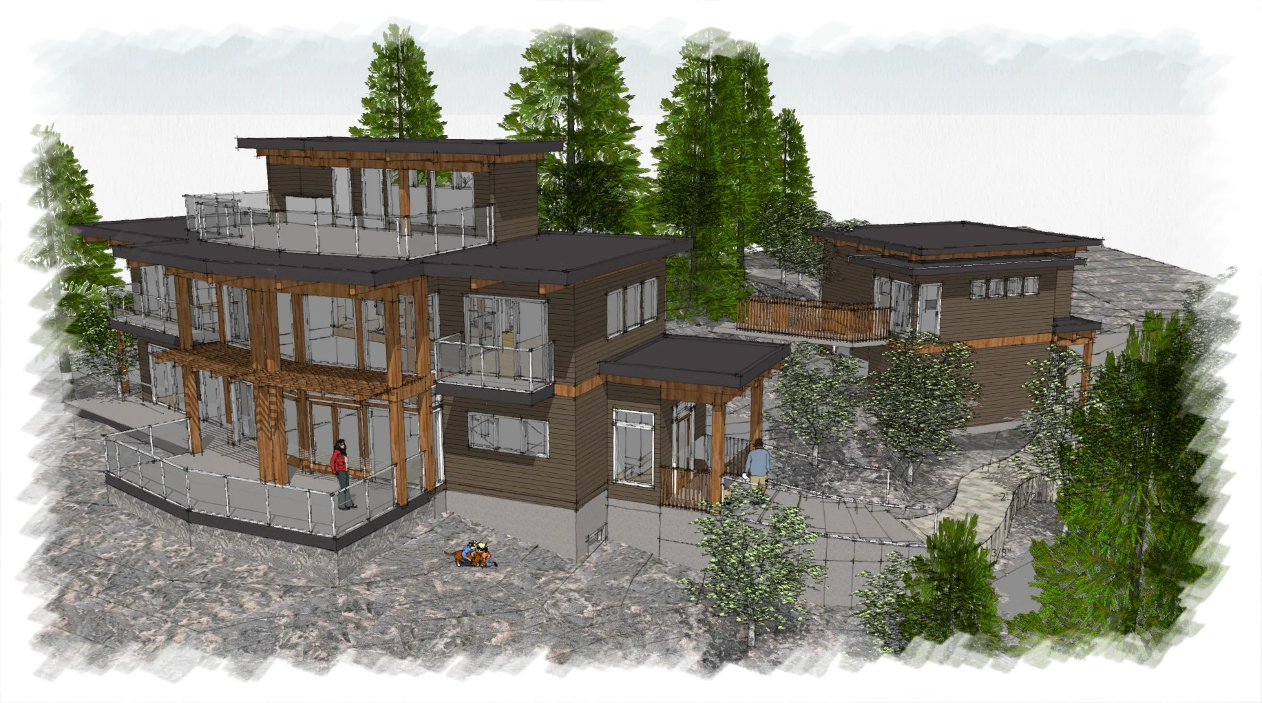 Marble Bay Residence, Lake Cowichan