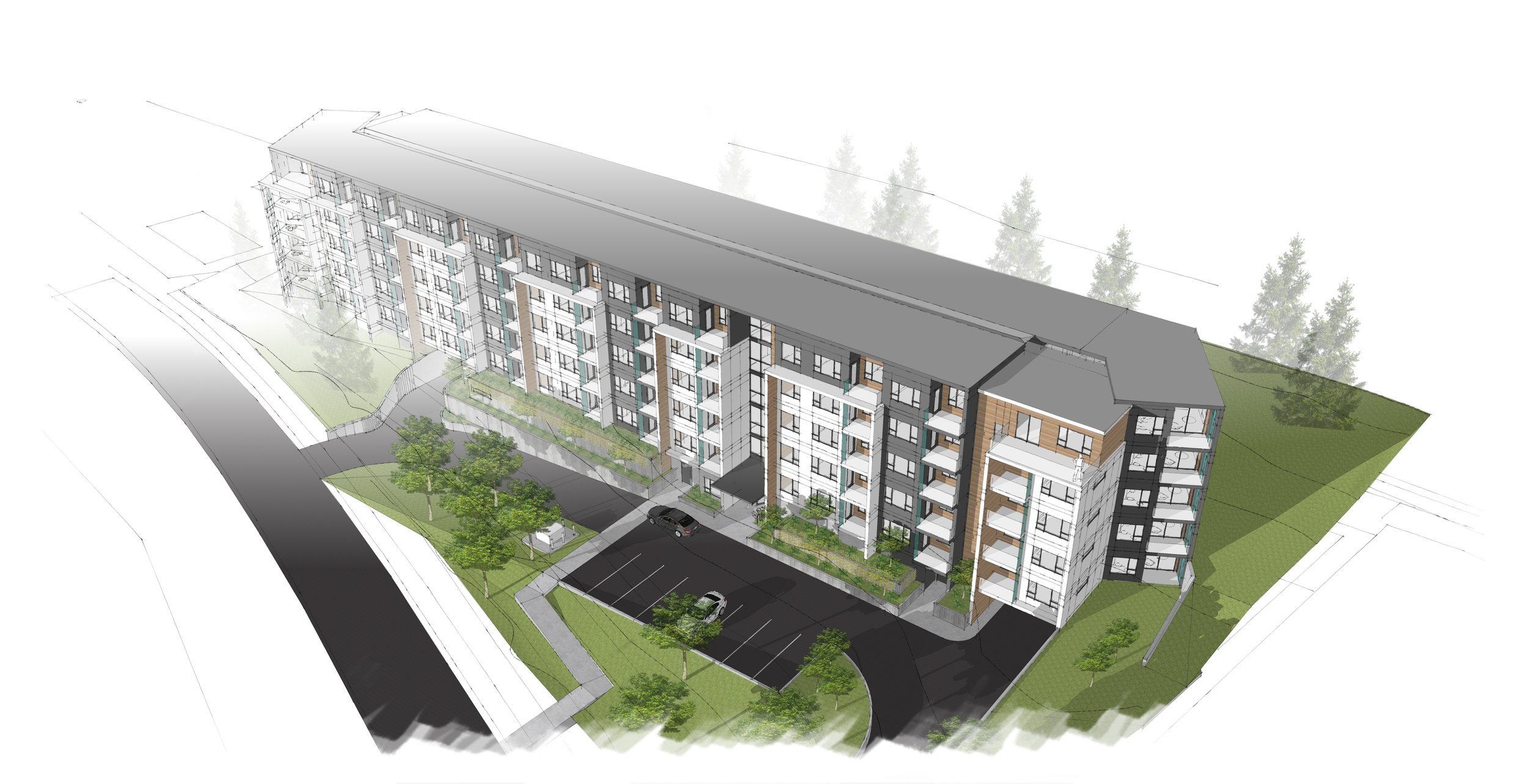 821 Haliburton Condos — Raymond de Beeld Architect Nanaimo BC