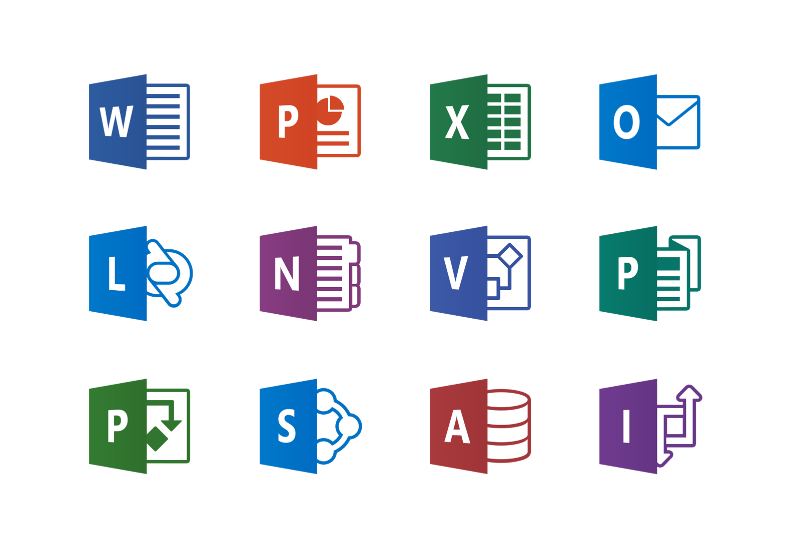 Microsoft Office Product Icons