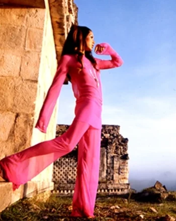 Hot Pink Chiffon Peru