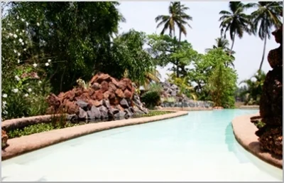 Relaxing magic by the pool 