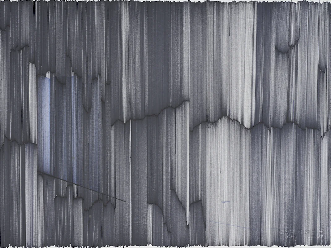 Marker 4 2011 Marker pen and pencil on paper 56 x 76 cm 