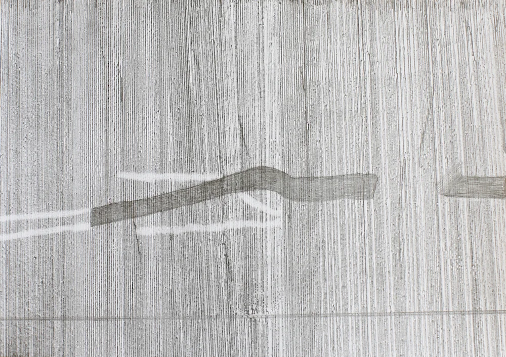 Untitled 2011 Pencil and erased marks on paper 21 x 30 cm 