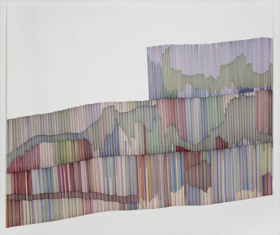 Marker 57 2014 Marker pen on paper 90 x 150 cm 