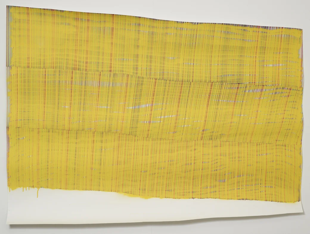 Marker 55 2014 Marker pen and spray paint on paper 120 x 150 cm 