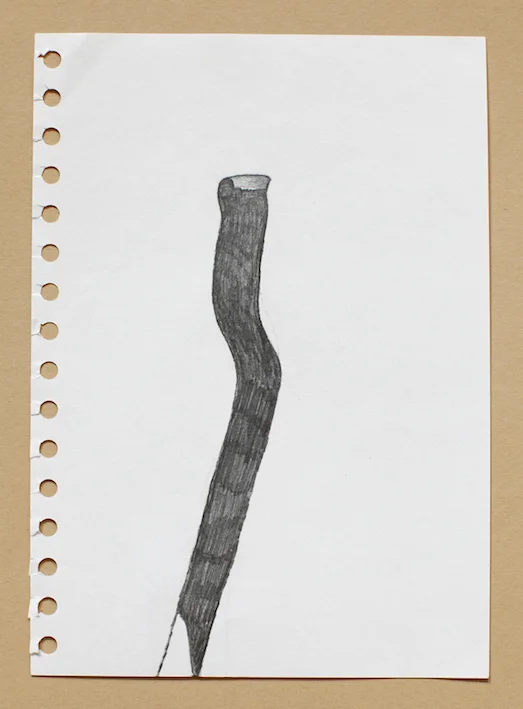 Untitled 2011 Pencil on paper 21 x 15 cm
