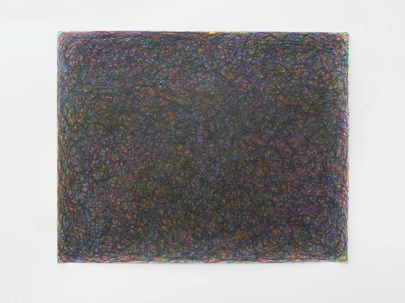 Marker 108 2018 Marker pen on paper 120 x 150 cm