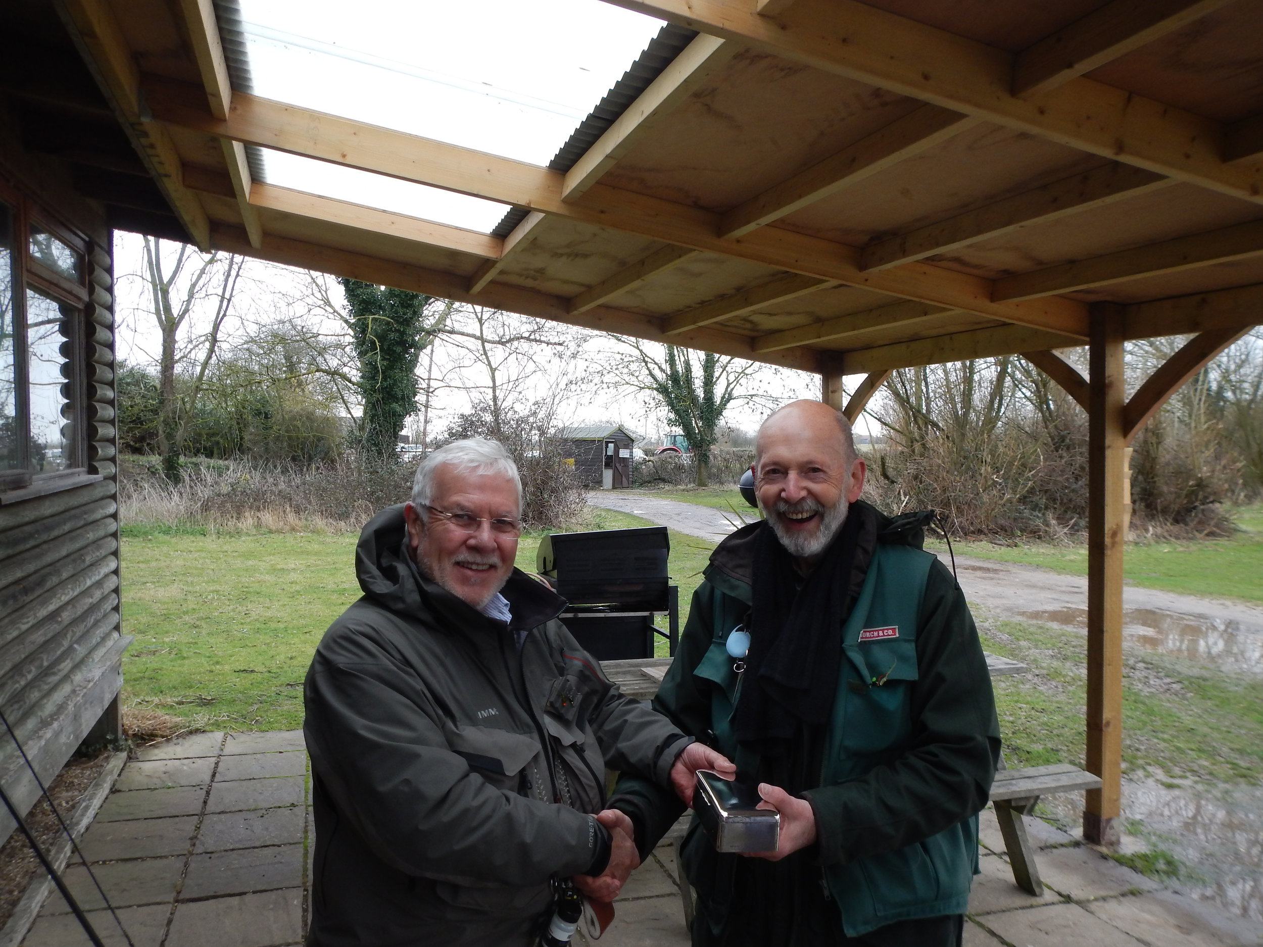 2018 Presenting Monk Trophy to Alan Badcock