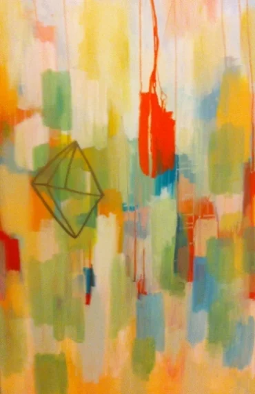 acrylic, gouache and oil marker on canvas 2' x 3' *sold
