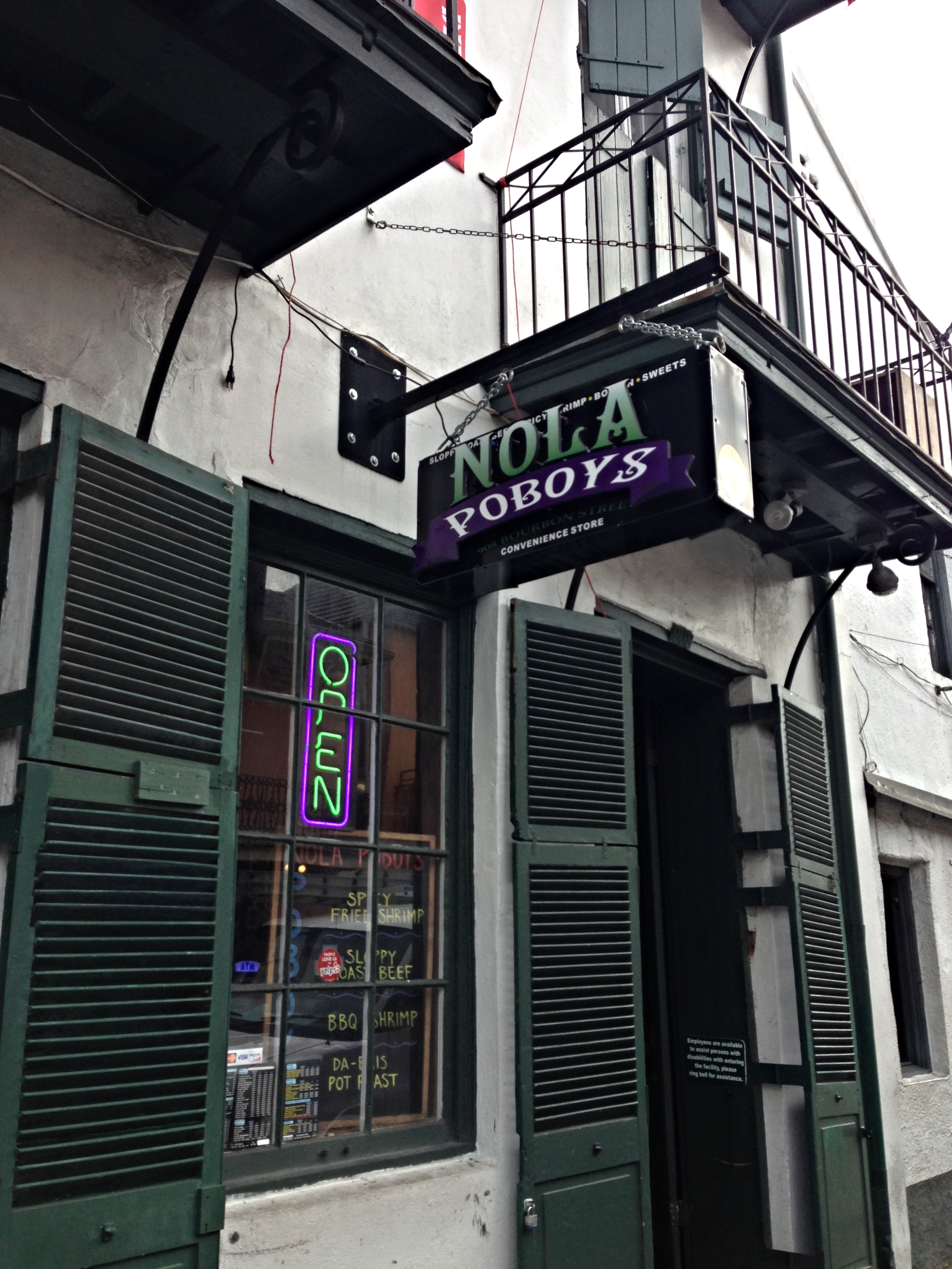 Afternoon Po-boy snack.