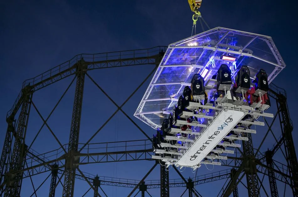 Guide to Dinner in the Sky Athens + 2020 Menu
