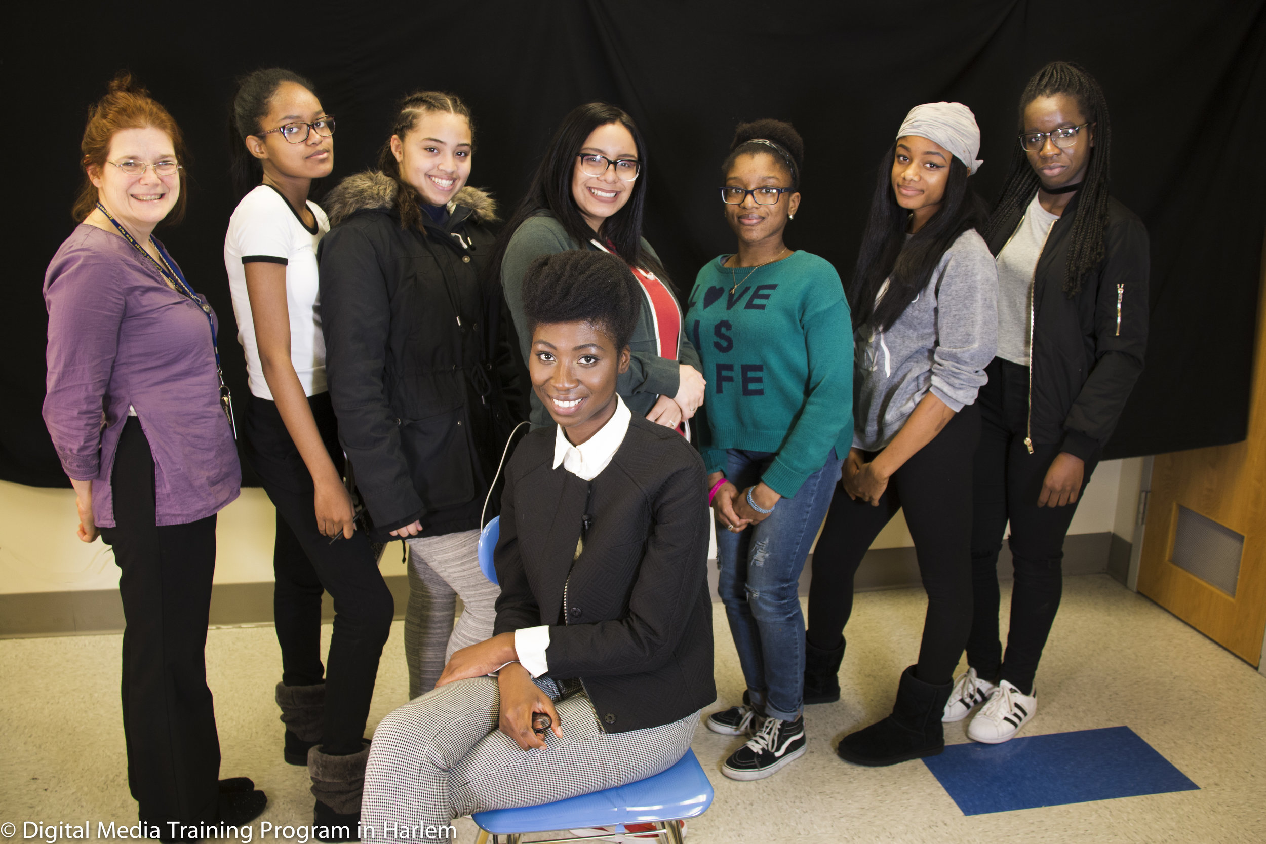 Fashion Designer Mary Adeogun at New Explorers High School