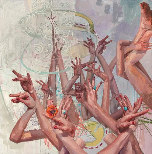  The Everything, 2014. Oil on Canvas 71" x 72" 