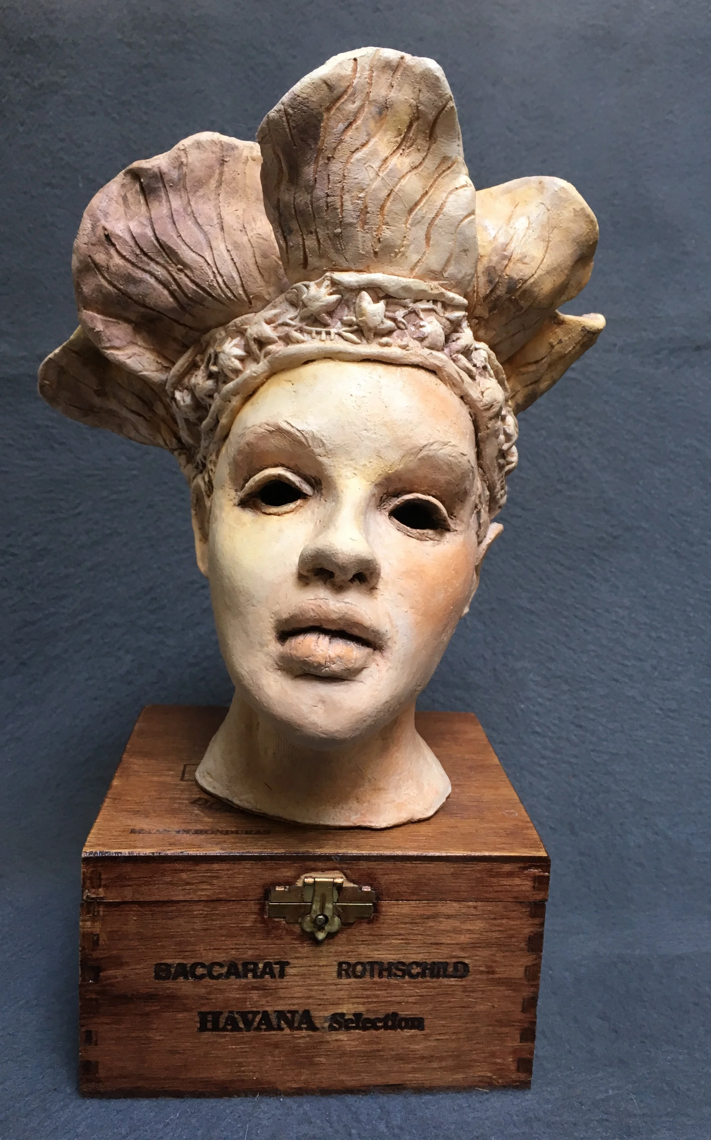   Flower Child , ceramic, 2017,   8”w x 10”h x 7”d 