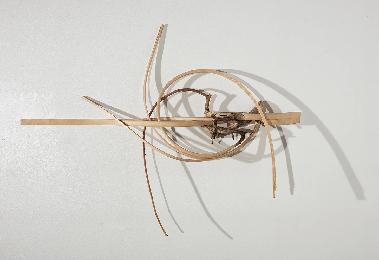   Splice , maple lumber grafted with   mulberry wood, 2013,   44”w x 30”h x 7”d 