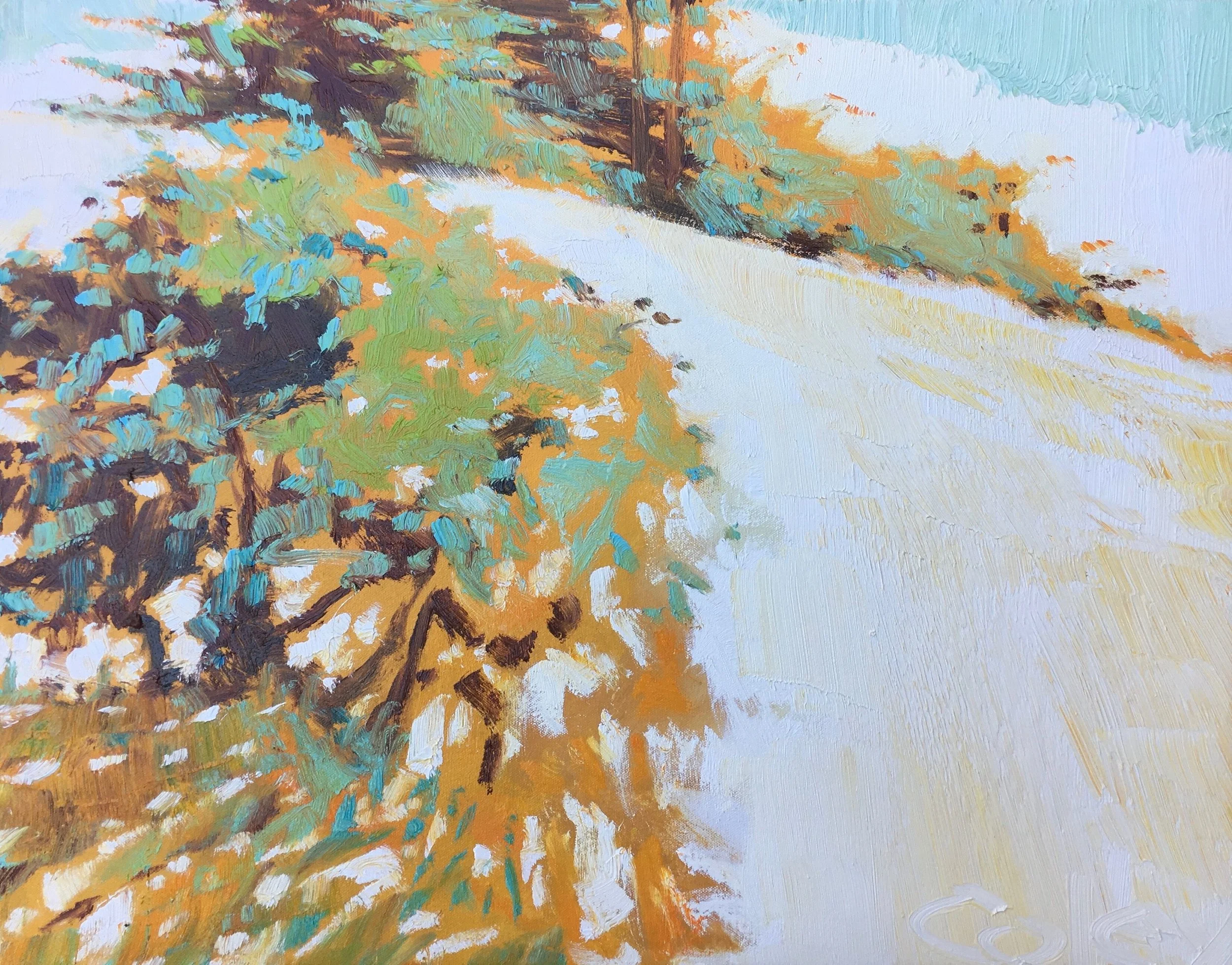  Rock Springs #25, 2019, oil on canvas, 28" x 22" 