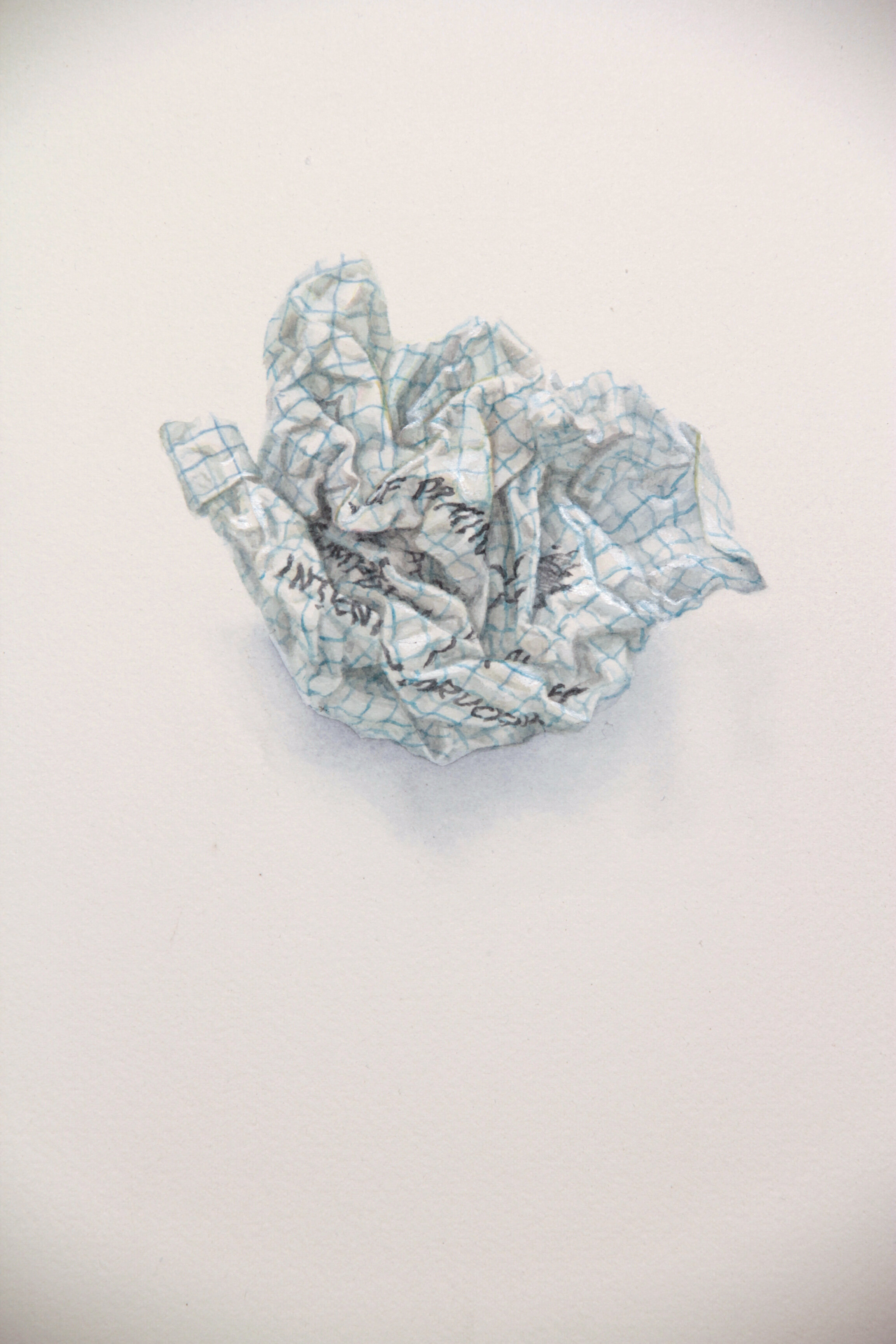 Crumpled (Notes on Painting detail)