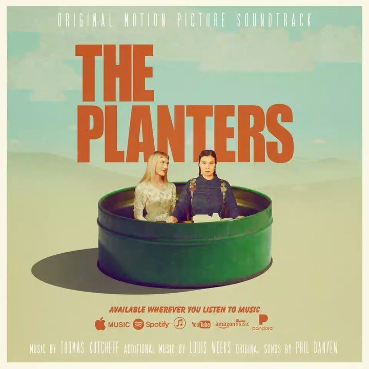 #ThePlantersFilm soundtrack 💽 OUT NOW on all streaming platforms! 🎉Score 🎶 by me, killer songs by @pdanyew, additional music and score produced by @louisweeks ⭐️ (swipe right to hear Louis&rsquo;s cue &mdash; one of my favs from the entire film!),