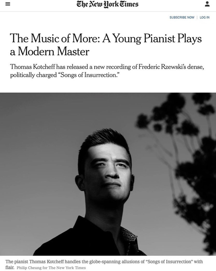Interview with @nytimes on my album 💿 &quot;Songs of Insurrection.&quot; 🎉 This piece and project mean a lot to me, so I'm thrilled to be able to share that passion and talk about it! &hearts;️ Link to article in profile!