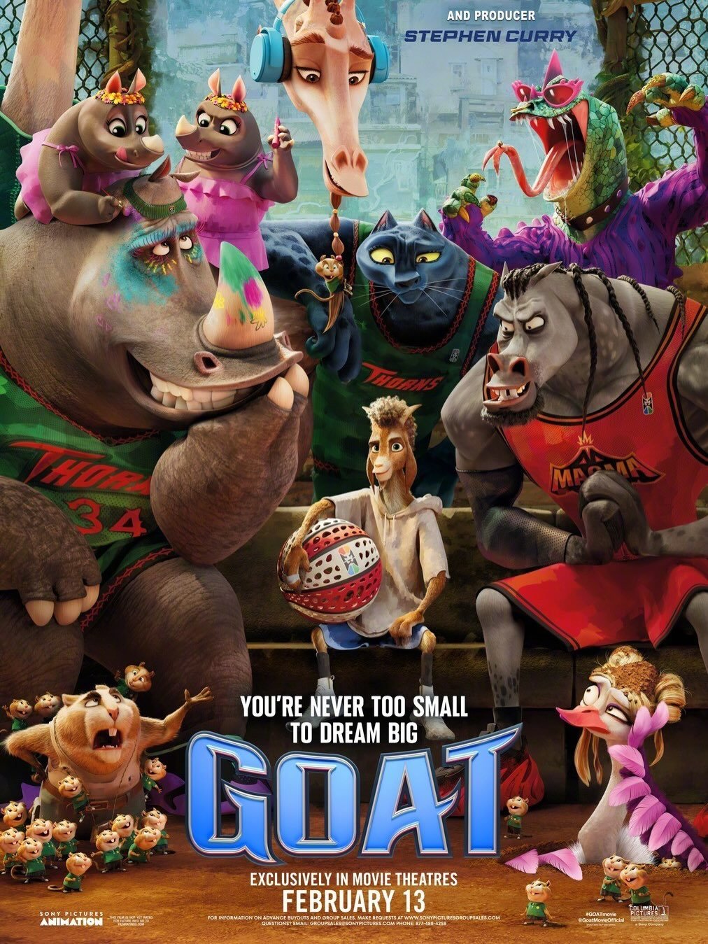 @goatmovieofficial 🐐 out today! @krisbowersmusic brought together hip-hop production, world music textures, modern synth design and classic symphonic colors into this score. I&rsquo;m continually inspired by his craft! 🙌 Very proud of this music an