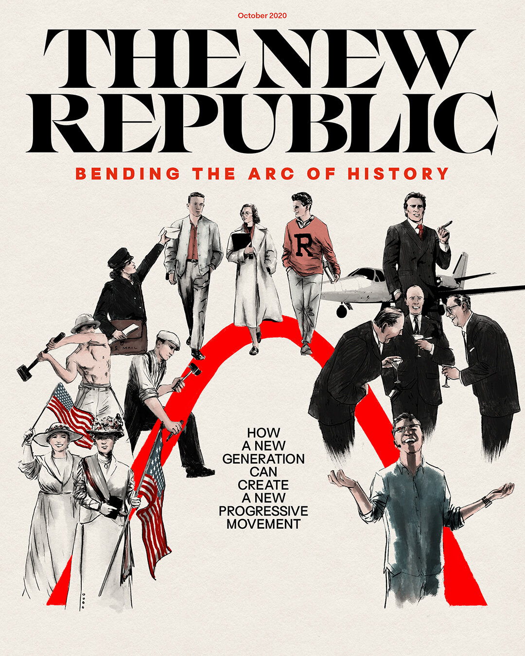 "The Upswing", Cover illustration for The New Republic