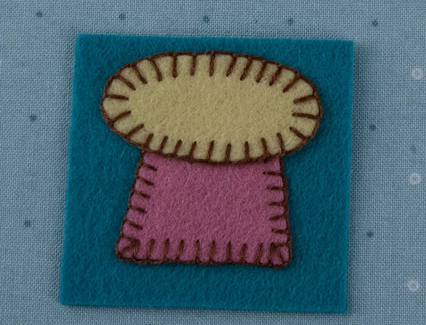 How To Appliqué Wool Felt - Blanket Stitch - Beginner Lesson 3