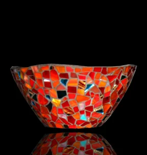 mosaic basket