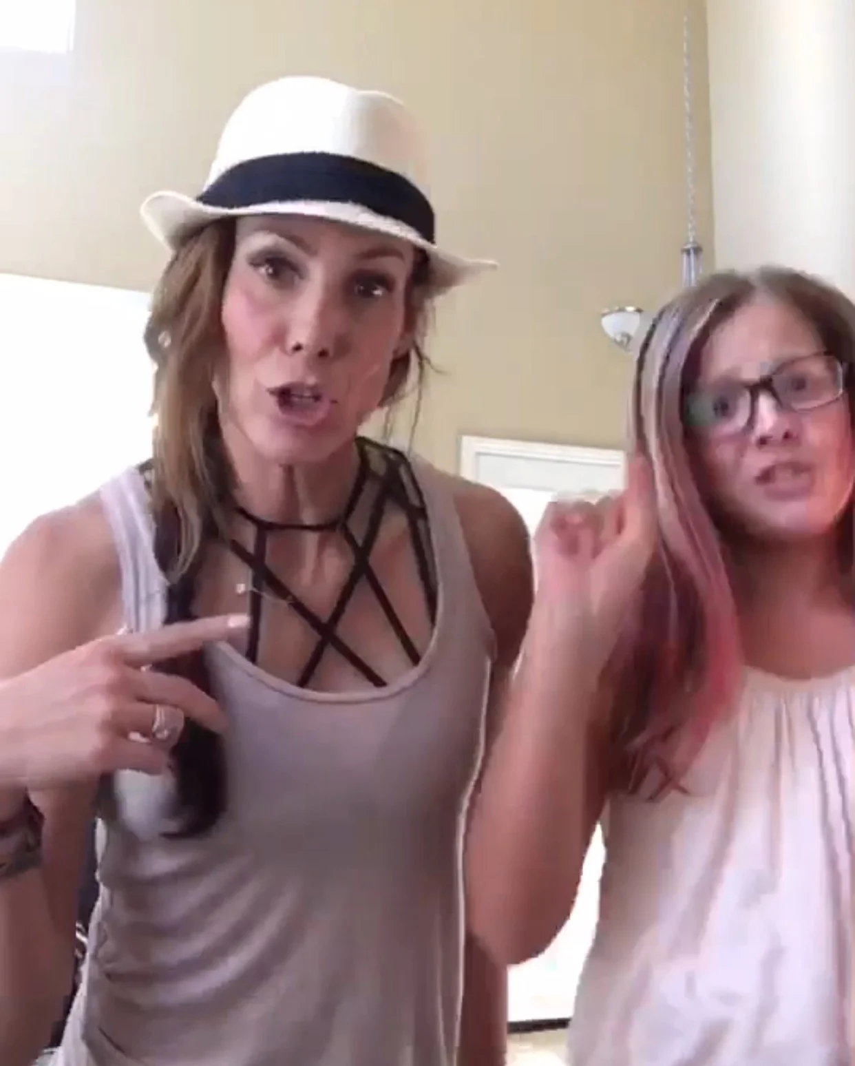 Littlest & I always dancing around being goofballs.