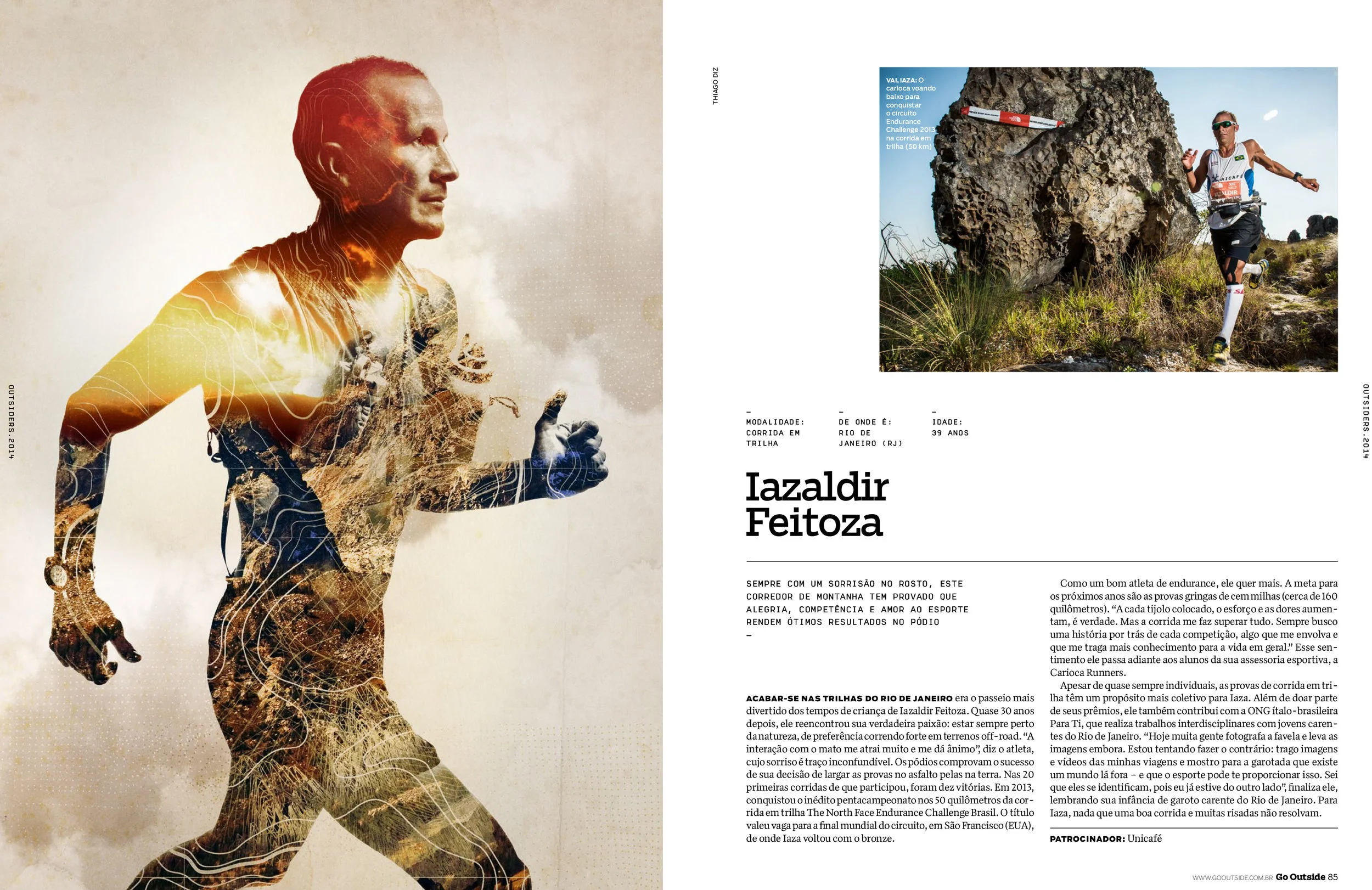 Portraits for the special edition of Go Outside